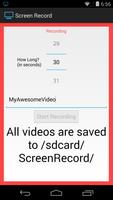 Screen Record (for KitKat+) screenshot 1
