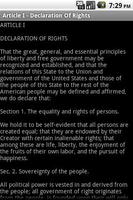 NC Constitution اسکرین شاٹ 1