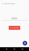 Babel - A Voice Translator capture d'écran 1