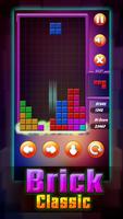 Brick Classic Puzzle of tetris ポスター