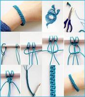 bricolage tutoriel de bracelet - diy Poster