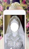 Bridal Hijab Wedding Photo Frame Editor Affiche