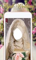 Bridal Hijab Wedding Photo Frame Editor capture d'écran 2