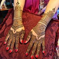 bridal mehndi designs पोस्टर