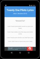 Best Music Lyrics Twenty One Pilots ảnh chụp màn hình 3