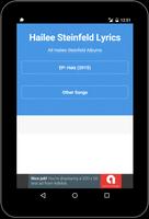 Best Music Lyric Hailee Steinfeld capture d'écran 2