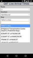 Bridgeport GBT Bus Tracker स्क्रीनशॉट 2