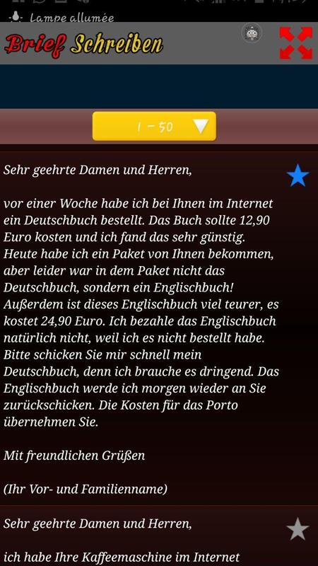 Brief Schreiben Zur Prüfung для андроид скачать Apk