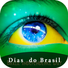 Brazil Independence Day – Brazil Flag Letter Name icône