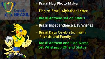 Brazil Independence Day – Brazil Flag Letter Name capture d'écran 2