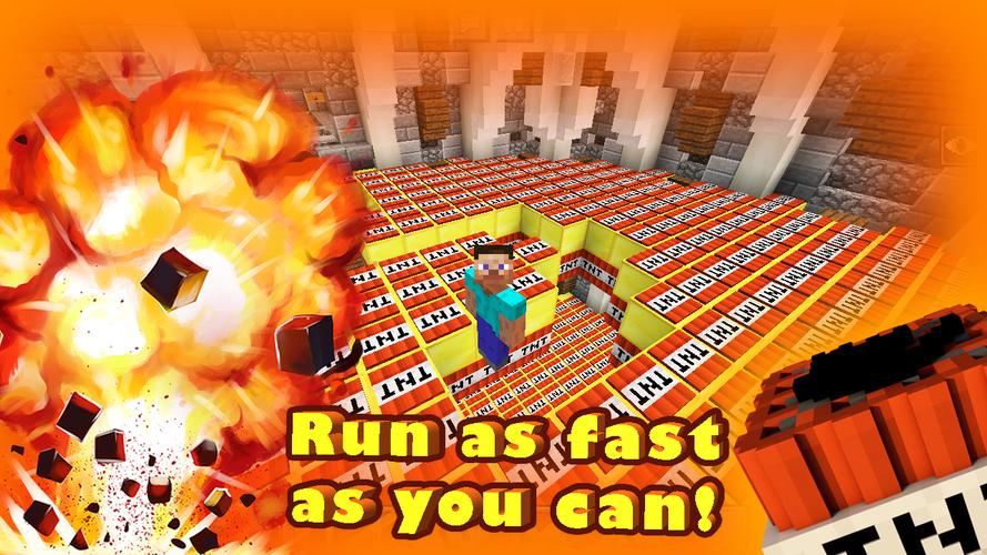 Tnt Run Survival Race Mini Game Minecraft Mcpe For Android Apk Download - descargar tnt run roblox challenge mini 10 apk com