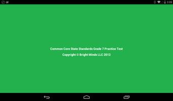 Common Core Grade 7 الملصق