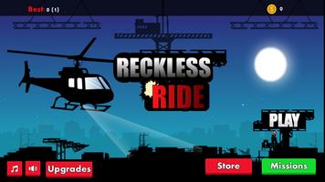 Reckless Rider Helicopter Affiche