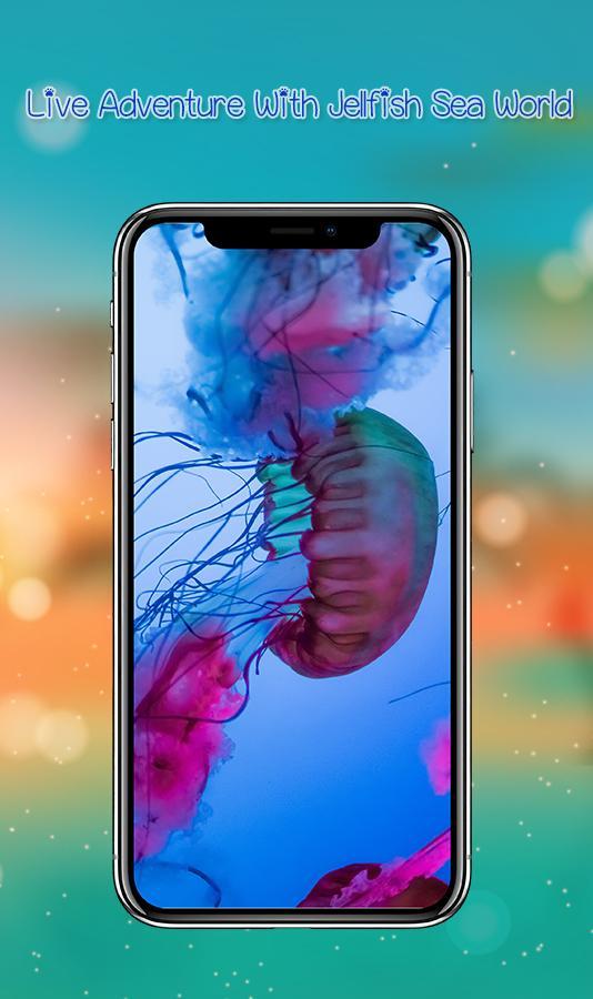 Android 用の 明るいクラゲライブ壁紙無料 Apk をダウンロード