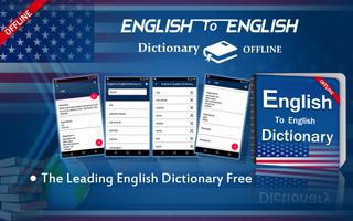 Englisches Wörterbuch offline Plakat