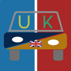 UK Giấy phép lái xe biểu tượng