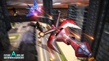 Air Robot Game - Flying Robot Transformation Game پوسٹر