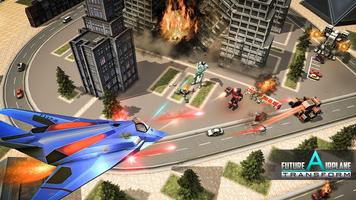 Air Robot Game - Flying Robot Transformation Game screenshot 2