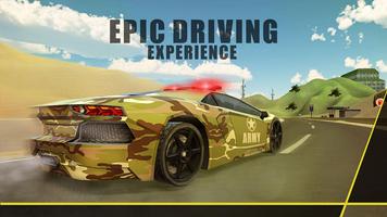 US Army Extreme Car Driver poster