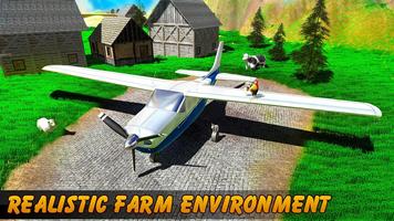 Farming Simulator: Flight Pilot Plane Games Poster