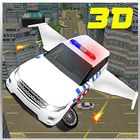 Flying Police Car Simulation icône