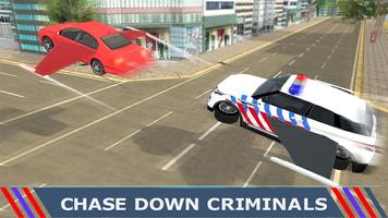 Flying Police Car Simulation capture d'écran 1