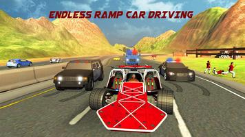 Demolition Derby 3D - Ramp Car ảnh chụp màn hình 1