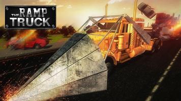 Roadway Ramp Truck Racing Game 2017 Affiche