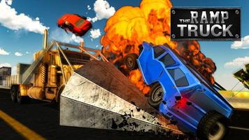 Roadway Ramp Truck Racing Game 2017 capture d'écran 1