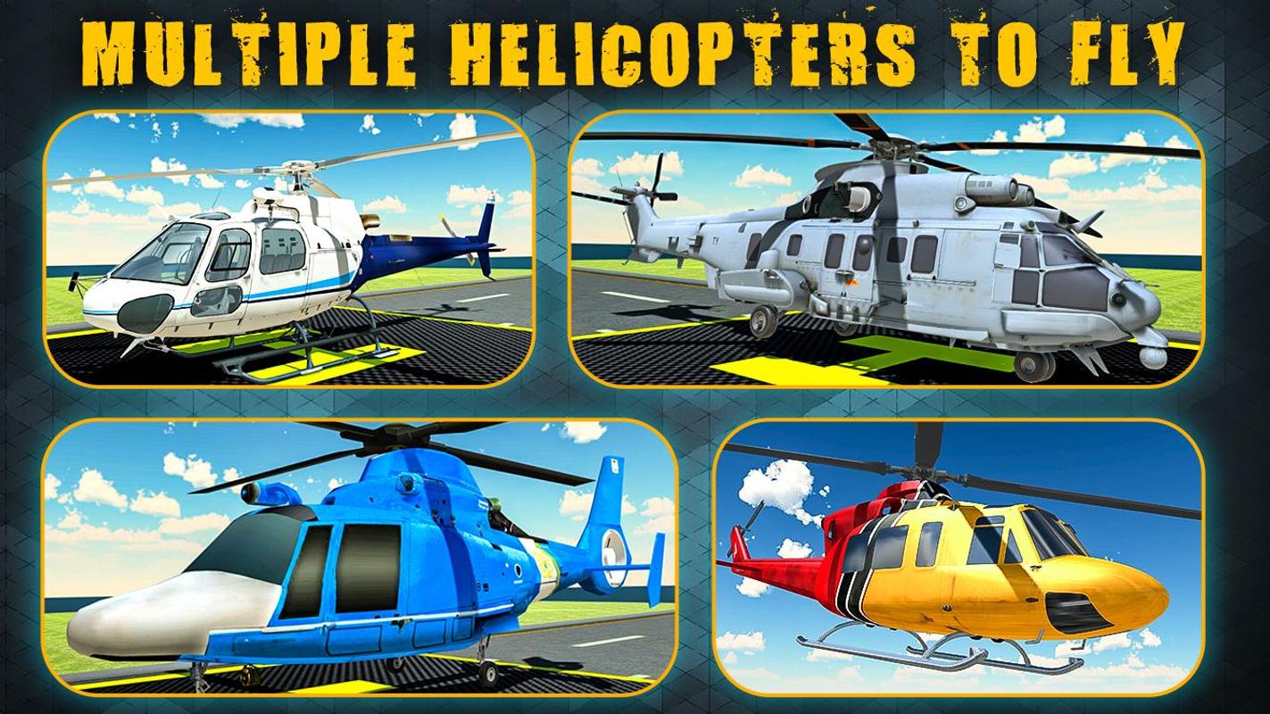 Simulator Helikopter 2018 Permainan Pesawat Land For Android APK