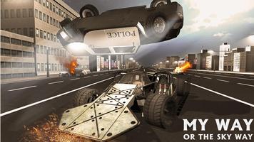 Rodovia Derby Ramp Car Flip 3D imagem de tela 2