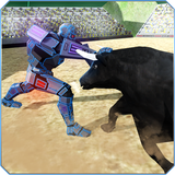 Battle Robot VS Angry Bull ícone