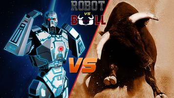 Battle Robot VS Angry Bull Affiche
