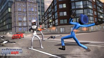 Stickman Gangster City Vegas Crime Mafia Chase syot layar 2