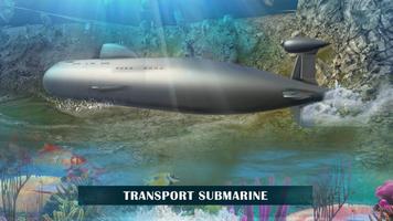 US Army Prisoner Transport Submarine Driving Games ภาพหน้าจอ 1