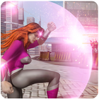 Wonder Warrior Women- Flying Superhero City Battle иконка