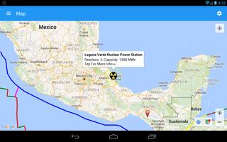 Nuclear Power Plants Map, Info 스크린샷 1