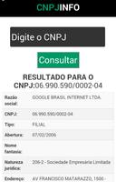 CNPJ INFO - CONSULTAR CNPJ スクリーンショット 1
