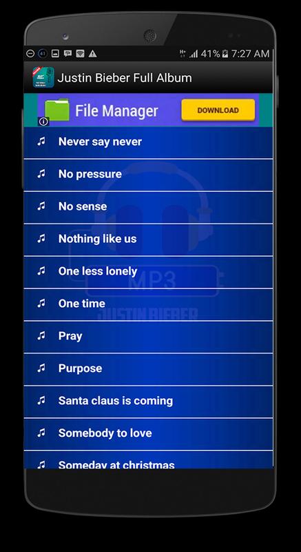 No Sense Justin Bieber Download
