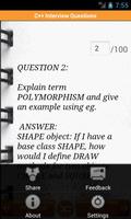 C++ Interview Questions screenshot 1