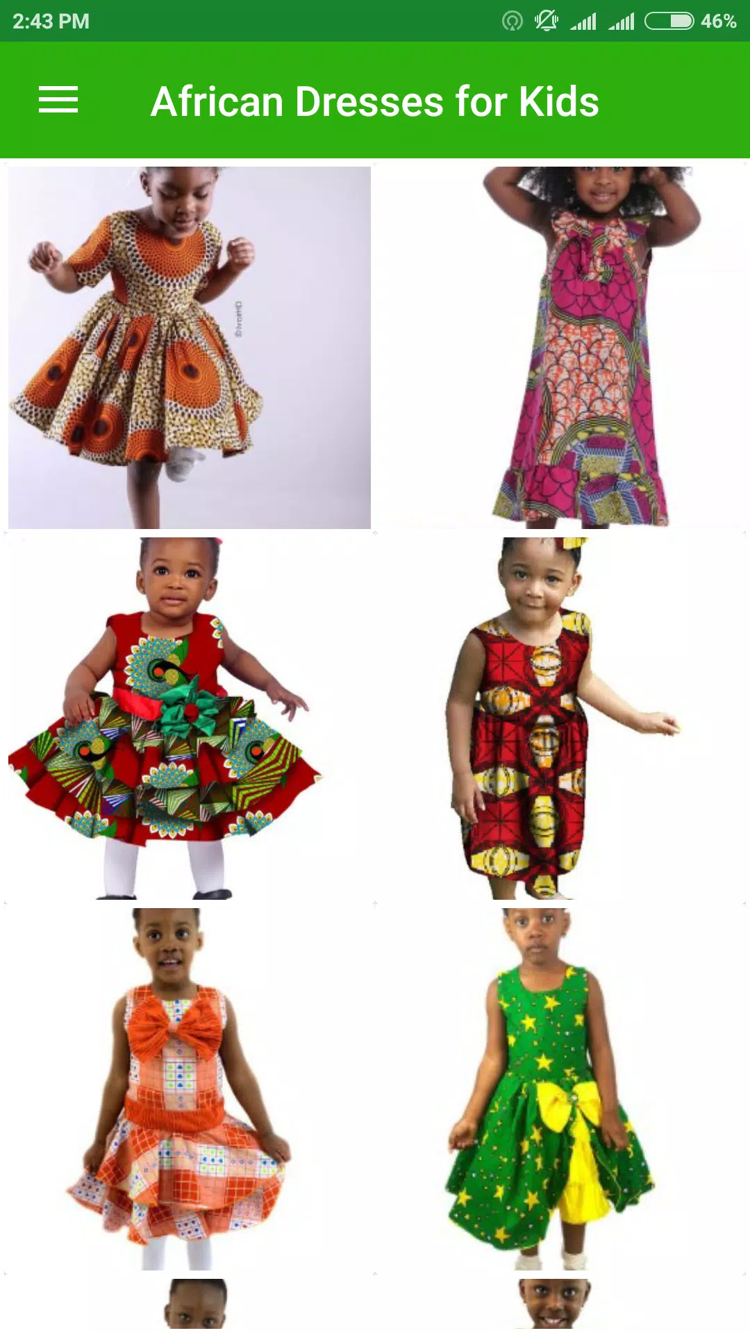 APK de Vestidos africanos para niños para Android