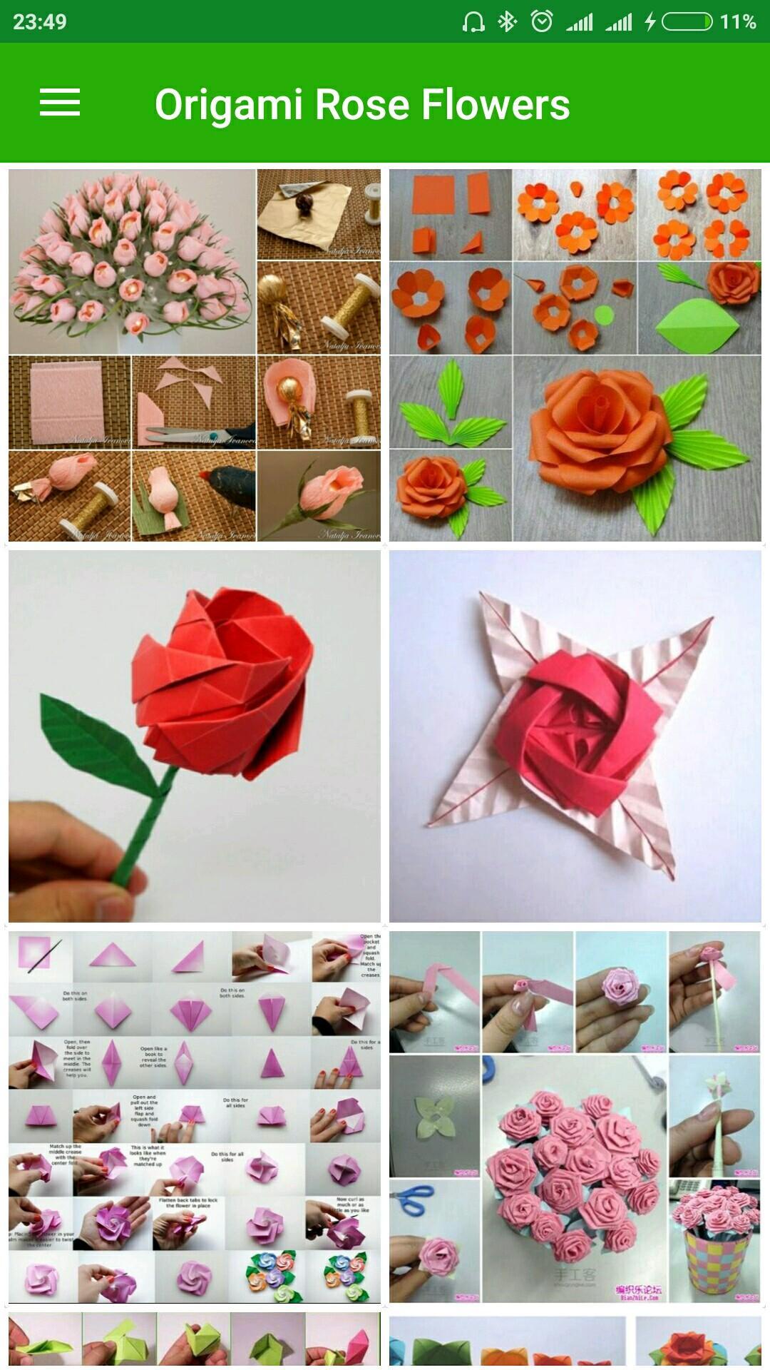 Origami Rose Blumen Für Android Apk Herunterladen