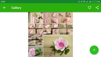 Fleurs Origami Rose capture d'écran 3