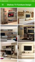 Shelves TV Furniture Design ภาพหน้าจอ 2