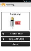 textyChat -Send SMS by talking capture d'écran 1