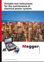 Megger test and measurement Affiche