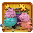 Jigsaw Puzzle For Peppa And Pig icône