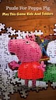 Jigsaw Puzzle For Peppa And Pig Affiche