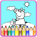 How To Color Peppa Pig - Peppa Pig games APK