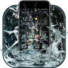 Rain Broken Glass Theme ikon